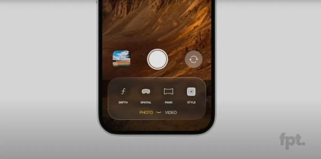 WWDC 即將登場:iOS 26 全面革新功能及重點,爆料整理搶先看 3 iOS 26 據稱重新設計的相機應用程式渲染圖,來自 Front Page Tech