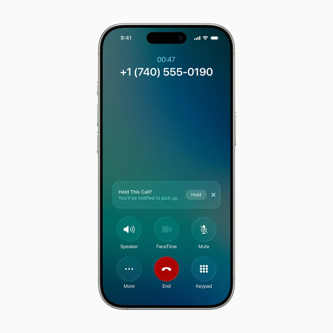 iOS 26 功能解析:Apple Intelligence 來襲,iPhone 進入 AI 個人時代 4 等待通話的情境中,Hold Assist 會在真人客服接通時通知使用者。